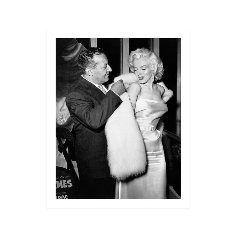 Ciro s Owner Herbert Hover And Marilyn Monroe On Paper Print